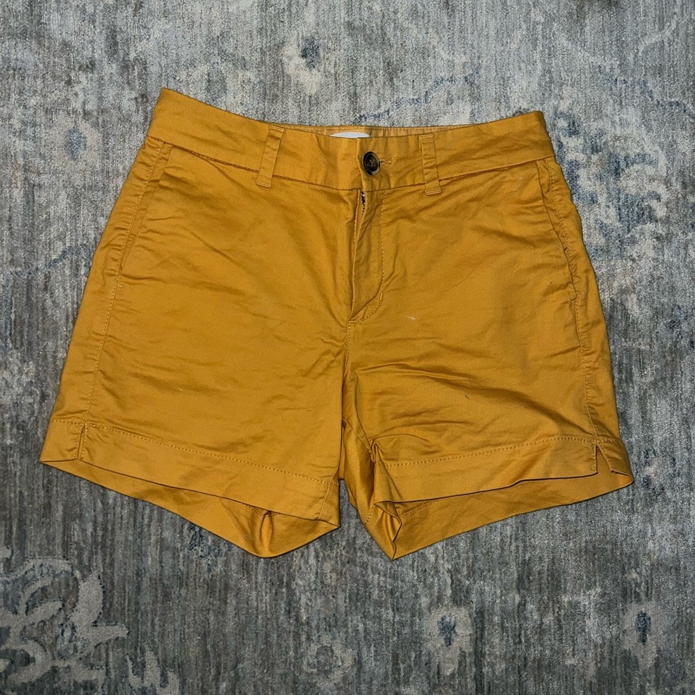 Woman’s Mustard Shorts